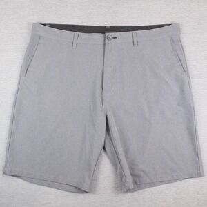 Ron John Surf Shop Shorts Mens Size 42 Gray Polyester Stretch 9.5" Inseam